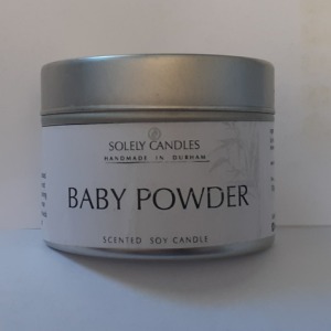 Baby Powder Tin Candle