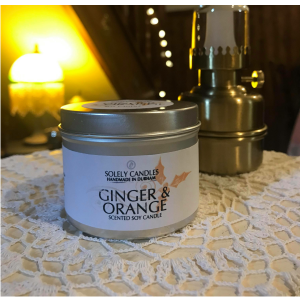 Ginger & Orange Tin Candle